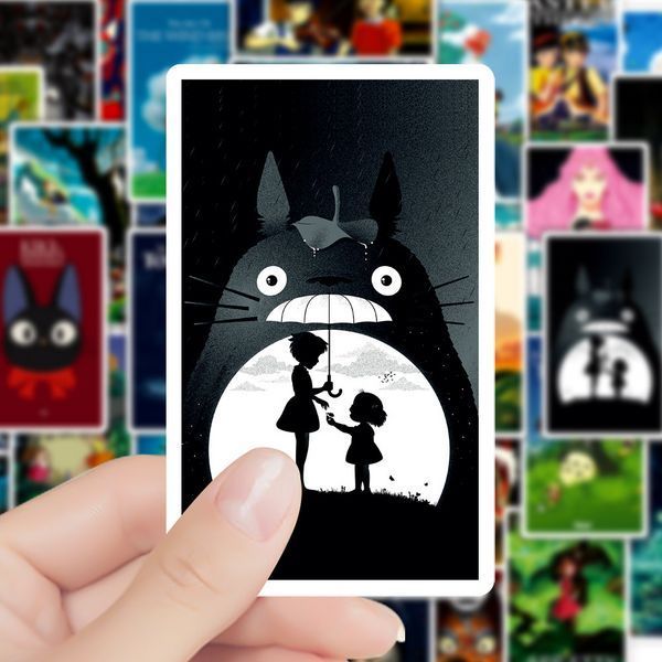 Стикерпак Набор наклеек GeekLand Работы Хаяо Миядзаки Тоторо Hayao Miyazaki 50 штук 2881880164 фото