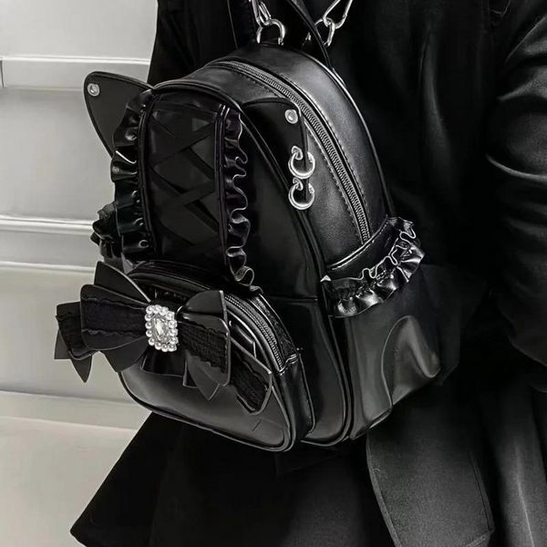 Рюкзак в стиле Лолита Розовый Lolita&nbsp;Backpack Pink 25x20x9 см 2792107197 фото