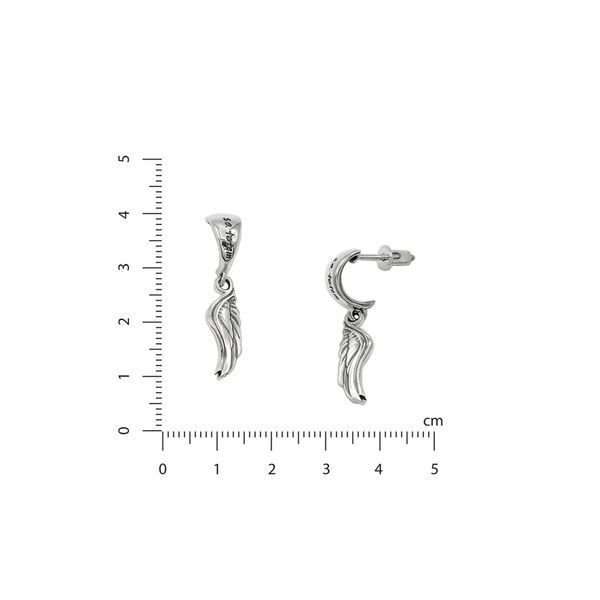 Сережки-пусети Крила Сокла срібні Totem 925 90-11004S-5083s фото