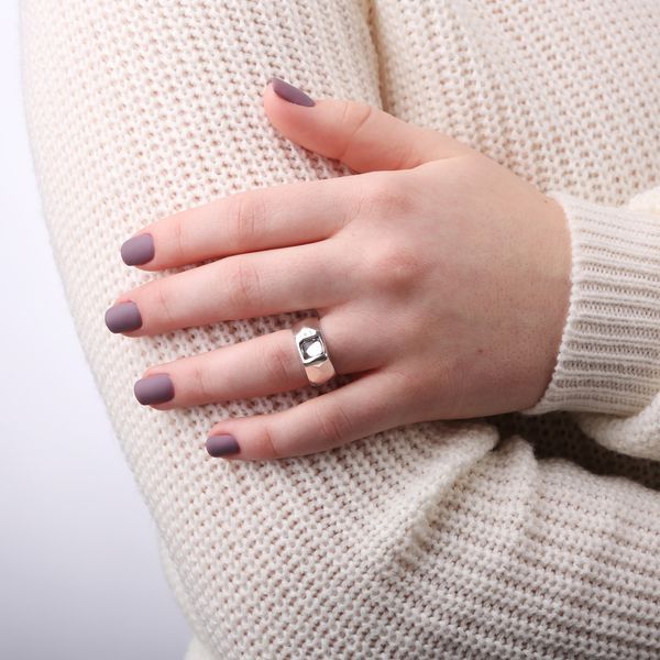 Кільце срібне Мерехтіння зірок Gray Crystal 925 17 44-S14-5080k фото