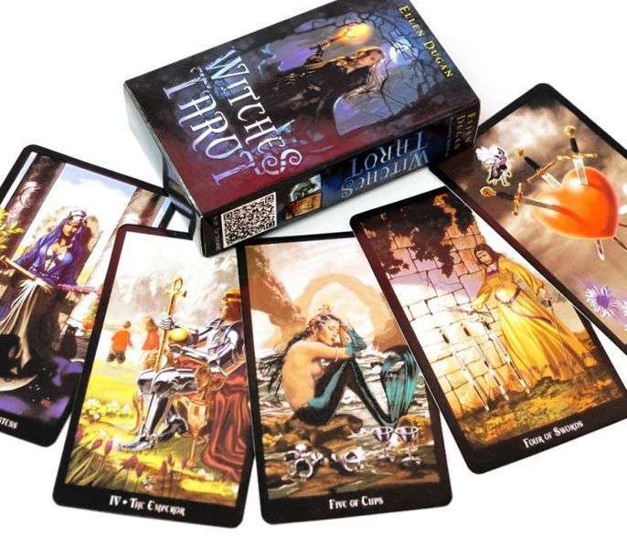 Карти Таро Відьм Witches Tarot 10.2х6 см 2569389059 фото
