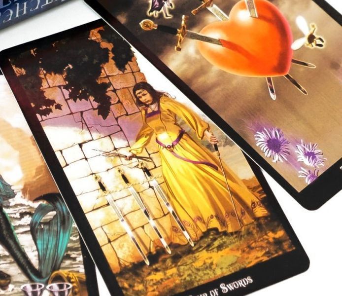 Карти Таро Відьм Witches Tarot 10.2х6 см 2569389059 фото