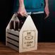 Ящик для пива "Бос №1 в усьому світі" для 6 пляшок, українська BD-beerbox-37 фото 2