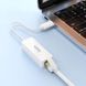 Кабель адаптор Hoco UA22 Type-C to Ethernet RJ45 100Mbps white 127735 фото 1