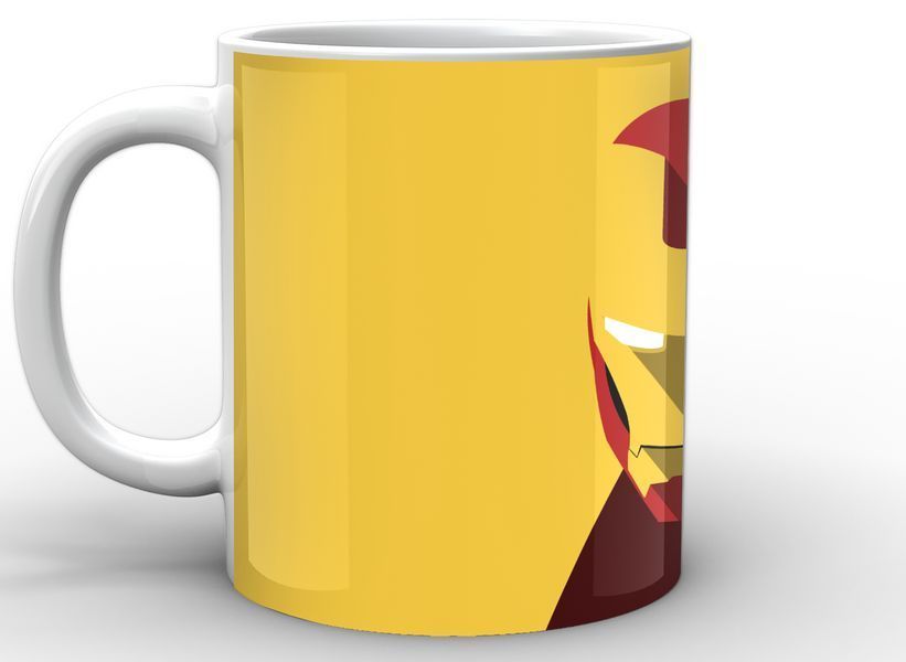 Кружка GeekLand Залізна Людина Iron Man мінімалізм IM.02.040 1757922659 фото