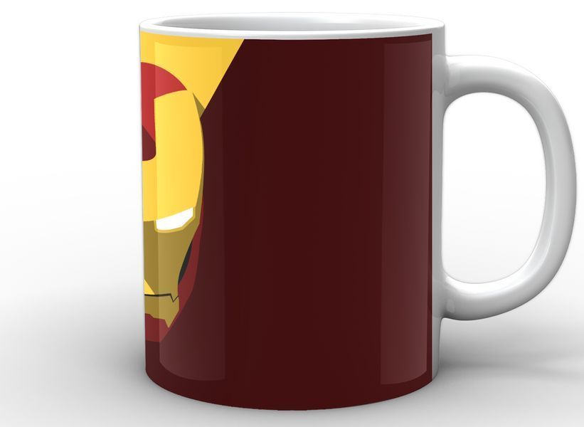 Кружка GeekLand Залізна Людина Iron Man мінімалізм IM.02.040 1757922659 фото