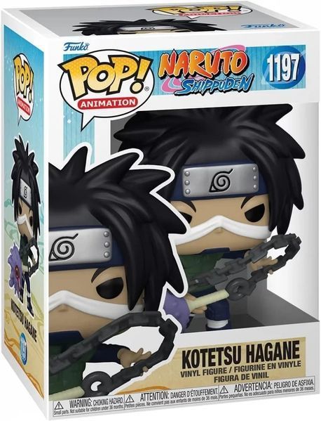 Фігурка Funko Pop Фанко Поп Naruto Kotetsu Hagane w/Weapon Наруто Котецу Хагане 10 см NA KH 1197 NA KH 1197 фото