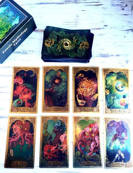 Карты Таро Ктулху Владыки Злых Духов Kesulu Mythology Tarot 2093520691 фото