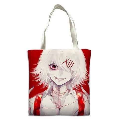 Шопер еко-сумка Токійський гуль Джузо Сузуя Tokyo Ghoul Juzo Suzuya 33 х 37 см двосторонній 2864793112 фото