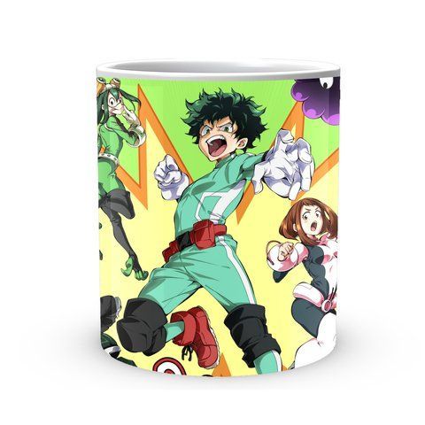 Кружка GeekLand&nbsp;Моя геройская академия My Hero Academia Персонажи на фоне взрыва MHA 02.521 1683902978 фото