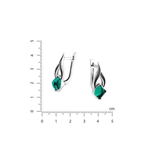 Серьги Листочек Вербочки Sea Breeze 925 187-S10-5155s фото