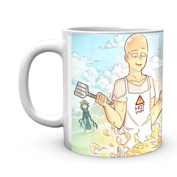 Кружка GeekLand Ванпанчмен One Punch Man Сайтама та Дженос OPM 02.28 1757909910 фото