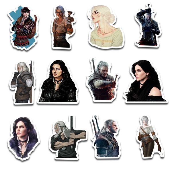Стикерпак Набор наклеек GeekLand Ведьмак The Witcher 45 штук SP TW 01 SP TW 01 фото