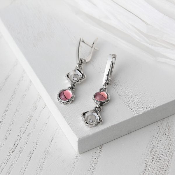 Серьги Лириды mix Light Amethyst 925 70-S01-5065s фото