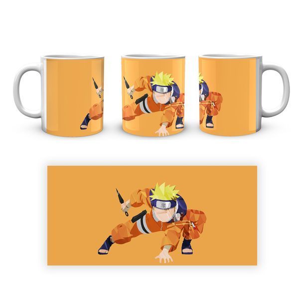 Кружка Geek Land белая Наруто Naruto В стойке Вектор Без контура NA.02.307 NA.02.307 фото