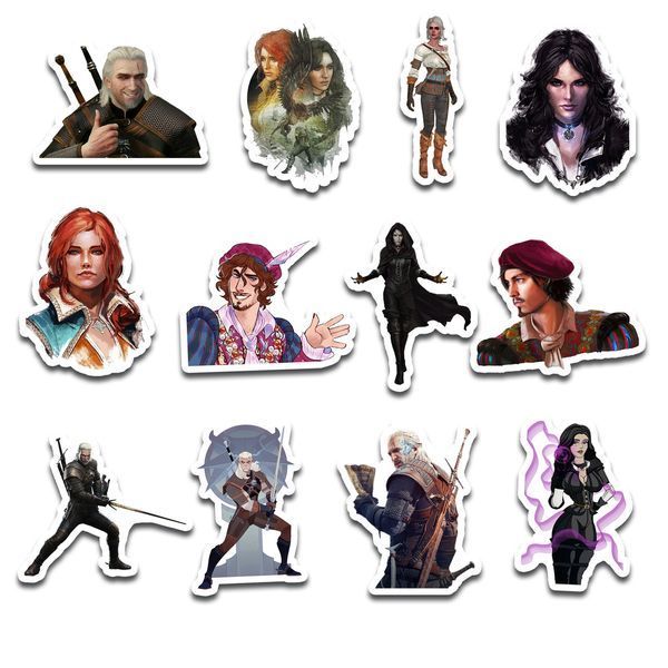 Стикерпак Набор наклеек GeekLand Ведьмак The Witcher 45 штук SP TW 01 SP TW 01 фото