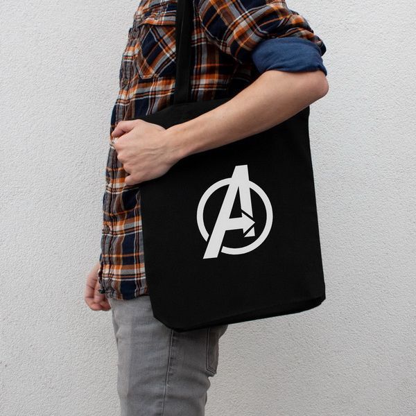 Екосумка MARVEL "Avenger", Чорний, англійська 2603862678 фото