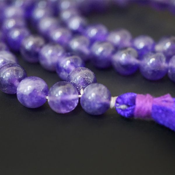 Четки каменные из Аметиста 8 мм P-Beads-023 2861364788 фото