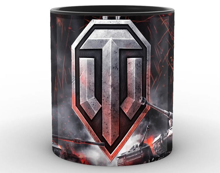 Кружка World of Tanks Світ танків лого WT.02.006 Черний.723 WT.02.006 фото