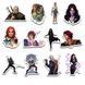 Стикерпак Набор наклеек GeekLand Ведьмак The Witcher 45 штук SP TW 01 SP TW 01 фото 3