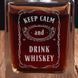 Графин "Keep calm and drink whiskey", английский, Крафтовая коробка 2603878064 фото 3