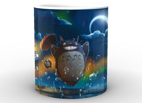 Кружка Geek Land белая Мой сосед Тоторо My Neighbor Totoro Прогулка под дождем NT.02.020 NT.02.020 фото