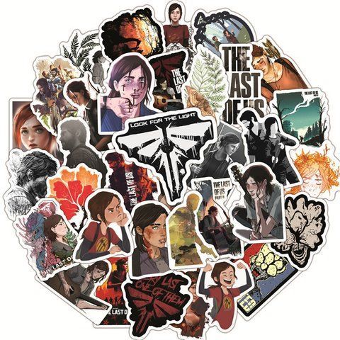 Стікерпак Набір наклейок GeekLand Останні з нас The Last of Us 50 штук 2881874718 фото