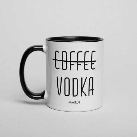 Кружка "Coffee - Vodka", англійська HK-108 фото