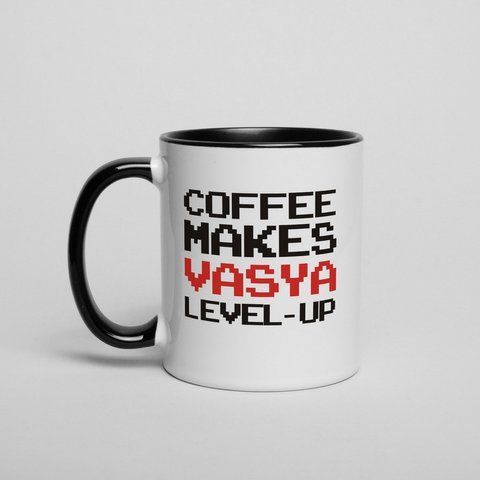 Чашка "Level up" іменна, англійська BD-kruzh-46 фото
