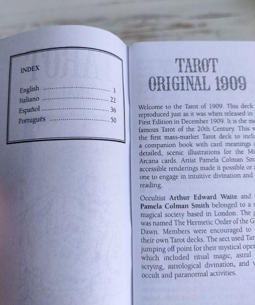 Карти таро Уейта оригінал 1909 року Tarot Original 1909 2281008386 фото