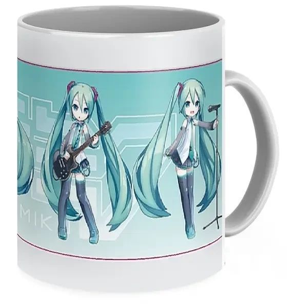Кружка Вокалоиды Vocaloid Хацунэ Мику Hatsune Miku ЧИБИ VC 02.04 VC 02.04 фото