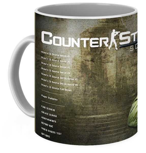 Кружка GeekLand CS:GO Counter-Strike КС:ГО Контр Страйк sourse BW.02.005 біла 1683898427 фото