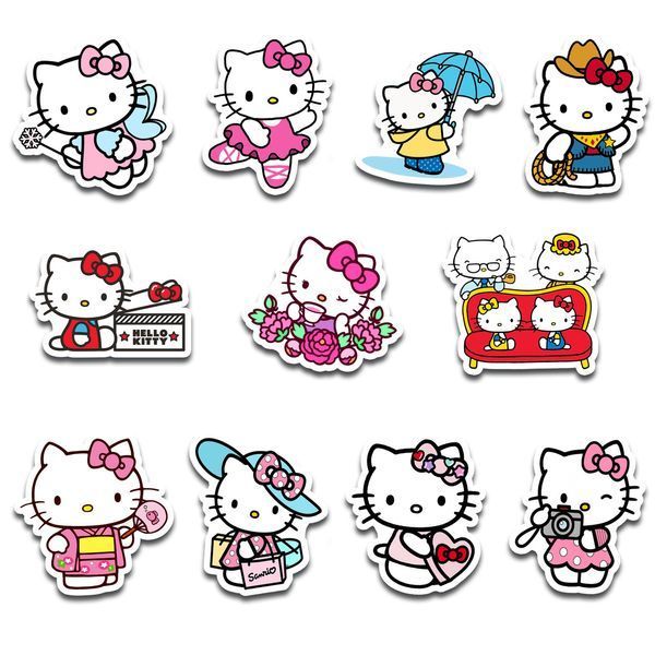 Стикерпак Набор наклеек GeekLand Hello Kitty Хелло Китти&nbsp;45 штук SP HK 01 SP HK 01 фото