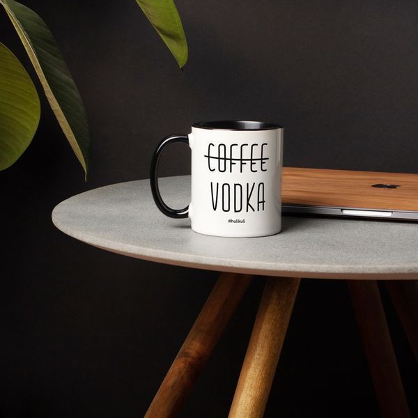 Чашка "Coffee - Vodka", англійська HK-108 фото