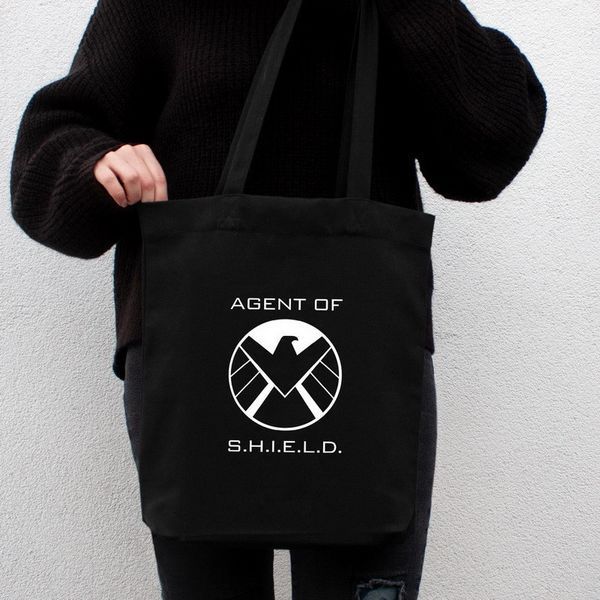 Экосумка MARVEL "Agent of shield", Черный, английский 2603862679 фото