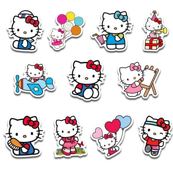 Стикерпак Набор наклеек GeekLand Hello Kitty Хелло Китти&nbsp;45 штук SP HK 01 SP HK 01 фото