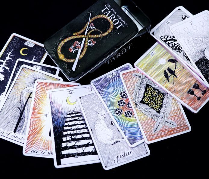 Карти Дике невидиме Таро Wild Unknown Tarot у металевій коробці 2515654136 фото