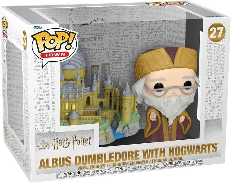 Фигурка Funko Pop Гарри Поттер Альбус Дамблдор и Хогвартс Harry Potter Albus Dumbledore 18 см HP ADH 27 2687771824 фото
