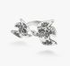 Кольцо серебряное женское Голубки 925 Птицы 17-19,5 размер 5-11502S-5007k фото 1