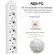 Мережевий фільтр-подовжувач 4 розеток 3USB 2500W White 2399801328 фото 2