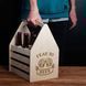 Ящик для пива "Fear no beer" для 6 бутылок, англійська BD-box-05 фото 1