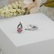 Серьги Листочек Вербочки Rose Opal 925 187-S12-5155s фото 3