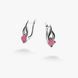 Серьги Листочек Вербочки Rose Opal 925 187-S12-5155s фото 1