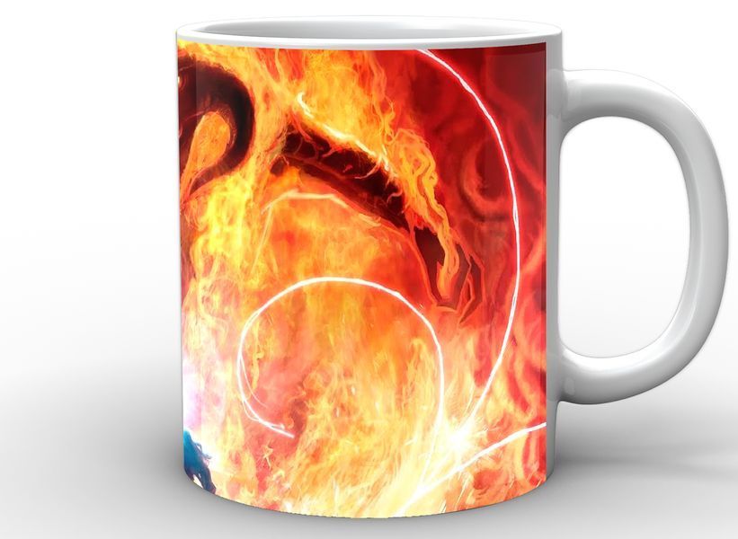 Кухоль Geek Land білий The Lord of the Rings Володар кілець вогняний демон LR.02.006 LR.02.006 фото