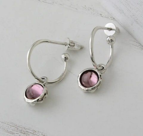 Серьги серебряные Цефеида light amethyst 925 83-11104S01-5066s фото