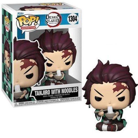 Фигурка Фанко поп Клинок рассекающий демонов Танджиро Funko Pop Demon Slayer Tanjiro w/Noodles DS TK 1304 DS TK 1304 фото