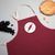 Фартук "Just roll with it", burgundy, burgundy BD-ff-118 фото