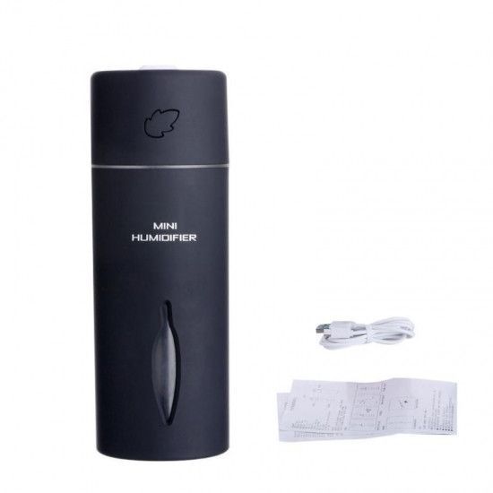 Мини увлажнитель воздуха Листик humidifier Black 2355726093 фото