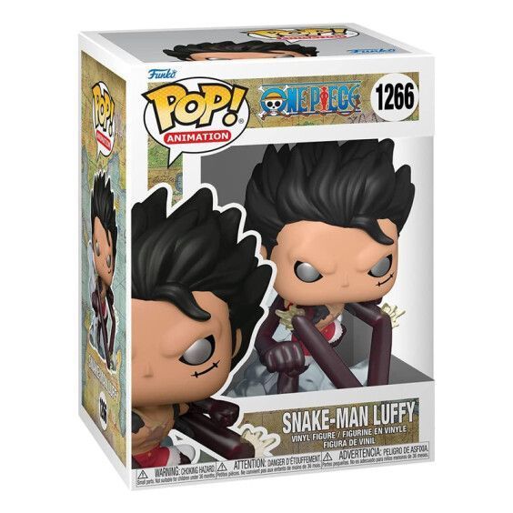 Фігурка Funko Pop Фанко Поп One Piece Snake-Man Luffy Ван Піс Монкі Д. Луффі 10 см OP SML 1266 OP SML 1266 фото