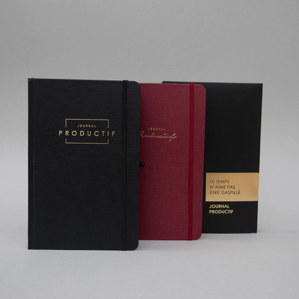 Щоденник Productivity Journal French, Чорний, Black, French BD-plg-PJ-FR фото